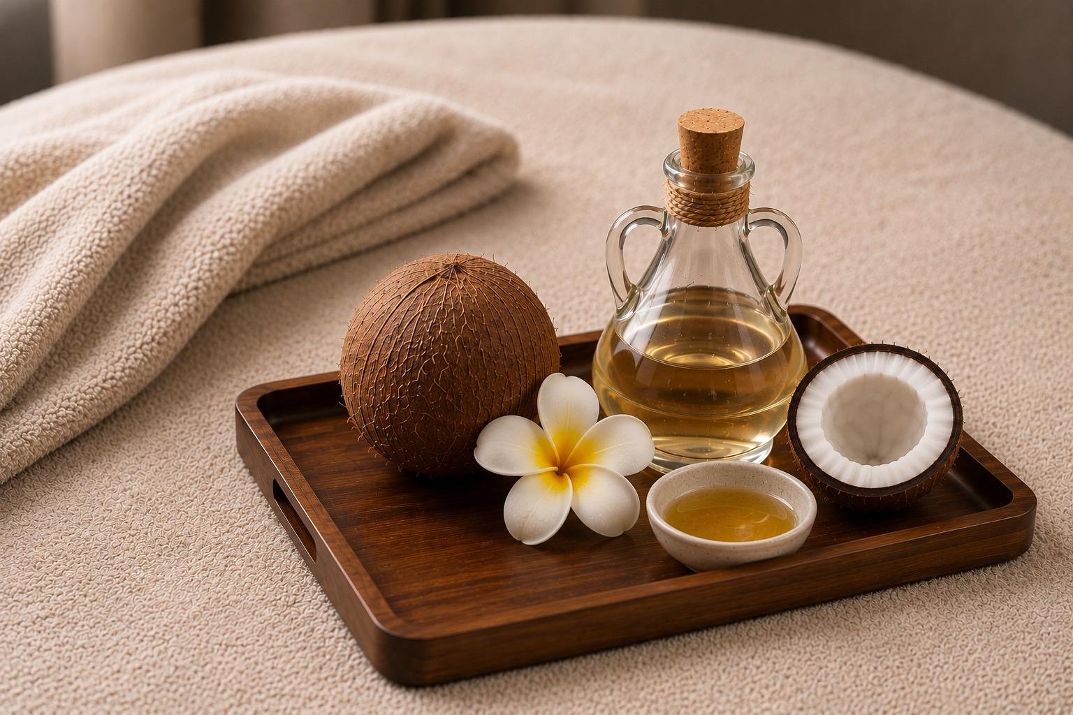 aroma coconut massage